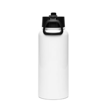 Stainless steel water bottle with a straw lid - Image 6