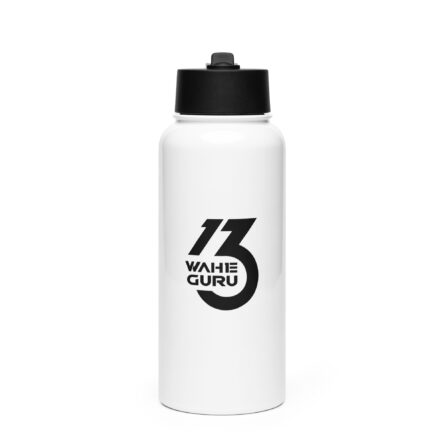 Stainless steel water bottle with a straw lid - Image 2