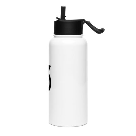 Stainless steel water bottle with a straw lid - Image 7